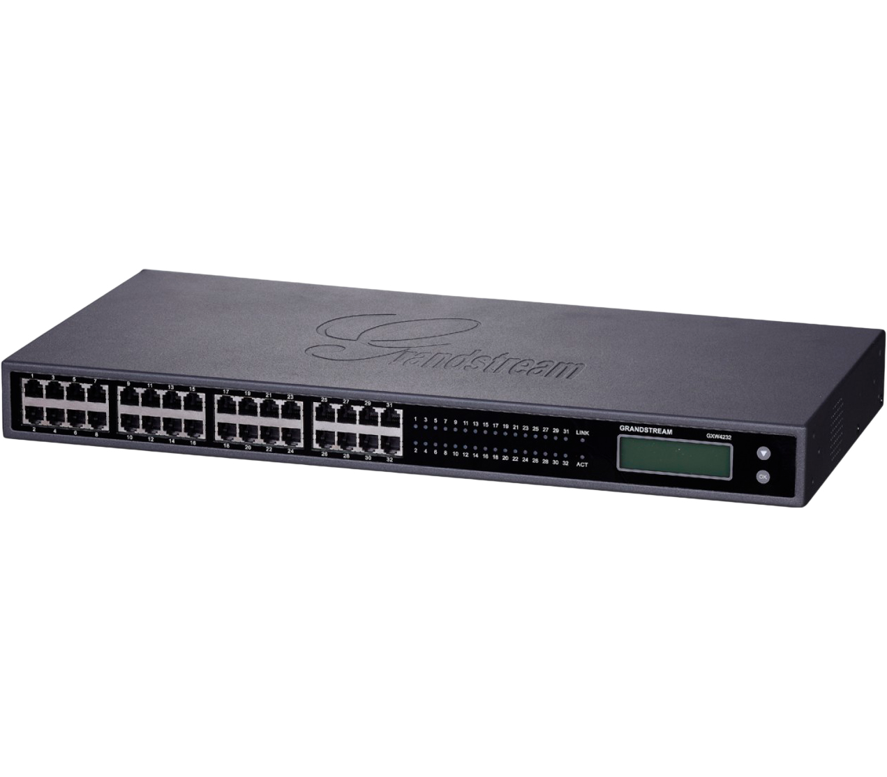 купить Grandstream GXW4232, 32 x RJ11 FXS ports and 2 x 50-pin Telco connector, 1 x 10M/100/1000 Mbps auto-sensing RJ45 port, G.711, G. 723, G.726 в Алматы