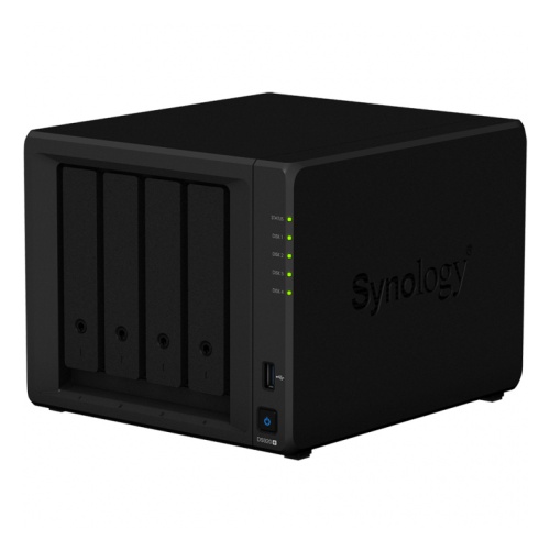 купить Сетевое оборудование Synology DS920+ Сетевой NAS-сервер 4 отсека для HDD, RAM 4G в Алматы