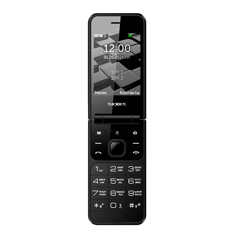купить Мобильный телефон Texet TM-405 черный в Алматы