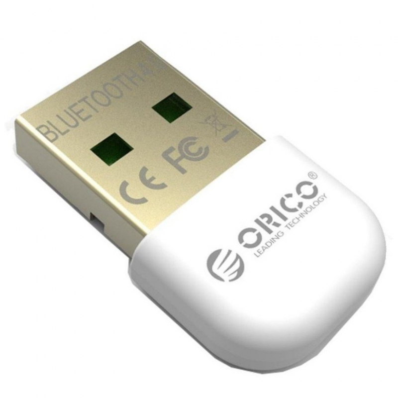 купить Адаптер USB Bluetooth ORICO BTA-403-WH <BT4.0, 3Mbps, до 20M, WHITE> в Алматы