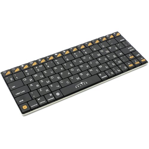 купить Клавиатура Oklick 840S черный беспроводная BT slim в Алматы