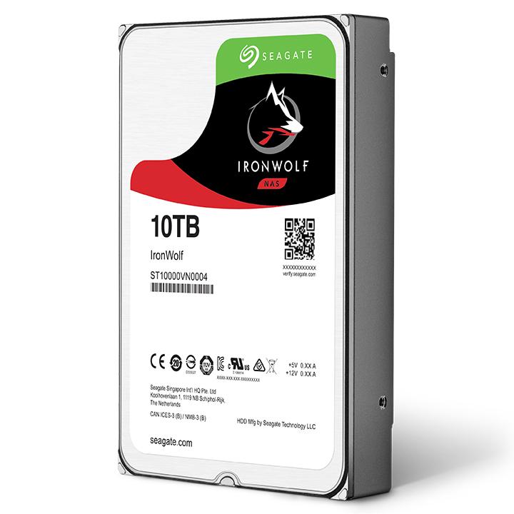 купить Жесткий диск для NAS систем 10Tb HDD Seagate IronWolf SATA 6Gbit/s 3.5* 7200 rpm 256Mb ST10000VN0008.   в Алматы