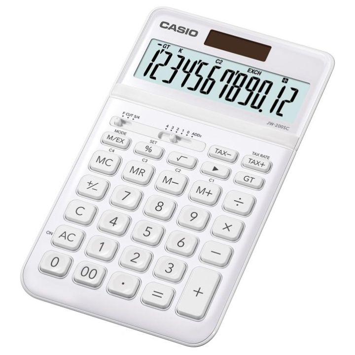 купить Калькулятор настольный CASIO JW-200SC-WE-W-EP в Алматы