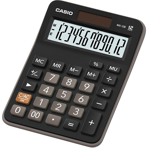 купить Калькулятор настольный CASIO MX-12B-W-EC в Алматы