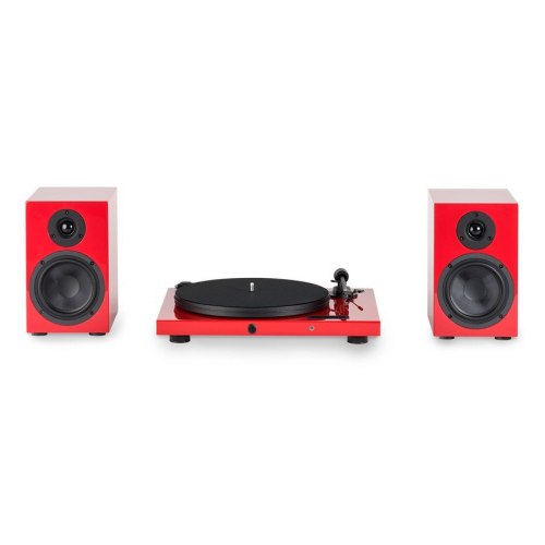 купить PRO-JECT Проигрыватель пластинок Jukebox E + Speaker Box 5 Красный EAN:9120097821225 в Алматы