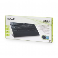 купить Клавиатура, Delux, DLK-05UB, USB, Кол-во стандартных клавиш 103, 18 мультимедиа-клавиш в Алматы фото 2
