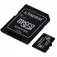 купить Карта памяти Kingston 16GB micro SDHC Canvas Select Plus 100R A1 C10 Two Pack + Single ADP, SDCS2/16GB-2P1A в Алматы фото 1