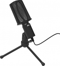купить Настольный микрофон Ritmix RDM-125 черный в Алматы фото 2