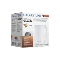 купить Чайник электрический с двойными стенками GALAXY LINE GL0327, 1800Вт, Объем 1,5 л, 220В/50Гц Белый в Алматы фото 3