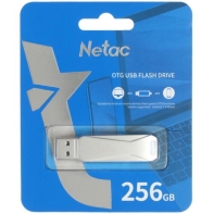купить Флэш-накопитель Netac U782C USB3.0+TypeC Dual Flash Drive 256GB, up to 130MB/s в Алматы фото 2