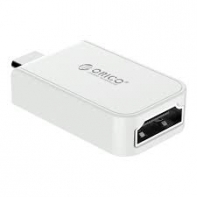 купить Переходник видео ORICO CLH-X1-60-WH <HDMI-Type-C, 52.5*28*9.7mm> в Алматы фото 2