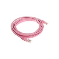 купить Патч-корд UTP Cablexpert PP12-3M/RO кат.5e, 3м, литой, многожильный (розовый) в Алматы фото 2