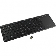 купить Клавиатура Oklick 830ST черный USB беспроводная slim Multimedia Touch в Алматы фото 1
