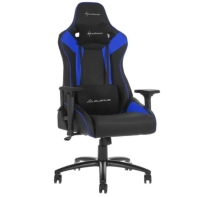 Купить Игровое кресло Sharkoon Elbrus 3 Black/Blue <Cинтетическая кожа, Газлифт 4, подлокотник 3D> Алматы