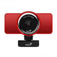 купить Камера Genius ECam 8000 Genius, Full HD 1080p,  30 кадров, 360°, MIC, красный 32200001407 в Алматы фото 2