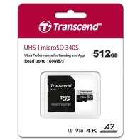 купить Карта памяти MicroSD 128GB Class 10 U3 Transcend TS128GUSD340S в Алматы фото 2