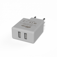 купить Зарядное устройство сетевое Ritmix RM-2025AC белый 2 USB в Алматы фото 1