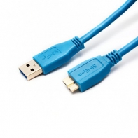 купить Переходник, SHIP, US007-1.2B, MICRO-A USB на USB 3.0, Блистер, 1.2 м, Синий в Алматы фото 1