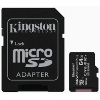 купить Карта памяти MicroSD 64GB Class 10 UHS-I Kingston SDCS2/64GB в Алматы фото 1