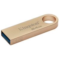 купить Флэш-накопитель Kingston 64Gb USB3.2 Gen1 Data Traveler SE9 (Gold Metal Case) DTSE9G3/64GB в Алматы фото 2