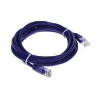 купить Патч-корд UTP Cablexpert PP12-3M/V кат.5e, 3м, литой, многожильный (фиолетовый) в Алматы фото 2