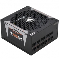 купить Блок питания, Gigabyte, AORUS GP-AP850GM, 850W, ATX, APFC, 20 4 pin, 2*4 4pin, 6*Sata, 5*Molex, 4*FDD, 6*PCI-E 6 2 pin, Вентилятор 13.5 см, Кабель питания, Чёрный в Алматы фото 1