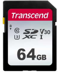 купить Карта памяти SD 64GB Class 10 U3 Transcend TS64GSDC300S в Алматы фото 2