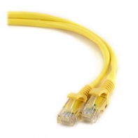 купить Патч-корд UTP Cablexpert PP6U-1M/Y  кат.6, 1м, литой, многожильный (жёлтый) в Алматы фото 1