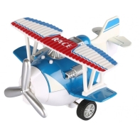 Купить Самолет металический инерционный Same Toy Aircraft синий SY8013AUt-2 Алматы
