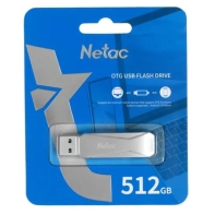купить Флэш-накопитель Netac U782C USB3.0+TypeC Dual Flash Drive 512GB, up to 130MB/s NT03U782C-512G-30PN в Алматы фото 2