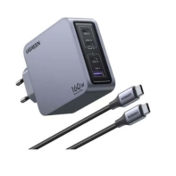 Купить Зарядное устройство Ugreen X763 Nexode Pro 160W 4-Port GaN Fast Charger Set EU 25877 Алматы