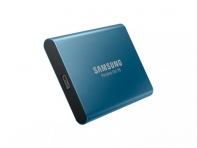 купить Внешний SDD Samsung T5 500Mb MU-PA500B/WW USB 3.1 Gen 2 Type-C  Аппаратное AES 256-битное шифрование Цвет: Синий в Алматы фото 2