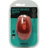 купить Мышь беспроводная Logitech M590 Multi-Device Silent-RUBY (красная, Bluetooth, 2.4 GHz/USB-ресивер (Logitech Unifying®), 1000dpi, 1 батарея типа AA) в Алматы фото 2