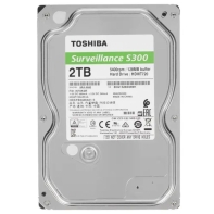Купить Жесткий диск для Видеонаблюдения  HDD 2Tb TOSHIBA Surveillance S300 5400rpm 128Mb SATA3 3,5* HDWT720UZSVA Алматы