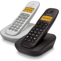 купить Телефон беспроводной Texet TX-D4505A бело-серый в Алматы фото 1