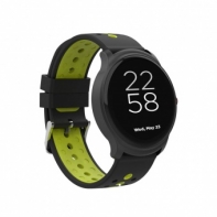купить CANYON Oregano SW-81 Smart watch, 1.3inches IPS full touch screen, Alloy+plastic body,IP68 waterproof, multi-sport mode with swimming mode, compatibility with iOS and android,Black-Green with extra belt, Host: 262x43.6x12.5mm, Strap: 240x22mm, 60g в Алматы фото 2