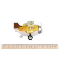 купить Самолет металический инерционный Same Toy Aircraft желтый SY8016AUt-1 в Алматы фото 2