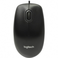 купить Мышь Logitech B100 Black (черная, оптическая 800dpi, USB, 1.8м) в Алматы фото 2