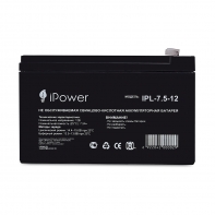 купить Аккумулятор IPower IPL7.5-12 (12V 7,5Ah Size 151*65*95mm) в Алматы фото 2