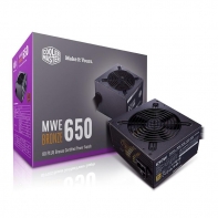 купить Блок питания CoolerMaster MWE 550 BRONZE 550W 240V, Active PFC, КПД >85%, 1x 24PIN, 1x 4+4PIN, 8x SATA, 4x 4-PIN, 4xPCI-E 6+2PIN Вентилятор 120mm, MTBF 100,000 Hours MPE-6501-ACAAB-EU в Алматы фото 1