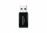 Купить Сетевой адаптер беспроводной USB 300M Mercusys MW300UM(EU)  <300Mbps Mini Wireless N USB adapter, 2T2R, 2.4GHz, 802.11g/b/n, USB2.0> Алматы