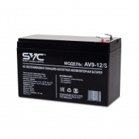 купить Аккумуляторная батарея SVC AV9-12/S 12В 9 Ач в Алматы фото 1