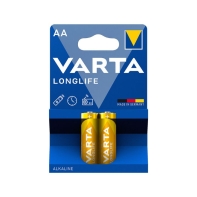 Купить Батарейка VARTA Longlife Mignon 1.5V - LR6/ AA 2 шт в блистере Алматы