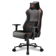 Купить Игровое кресло Sharkoon Skiller SGS30 Black/Red <Cинтетическая кожа, Газлифт 4, подлокотник 3D> Алматы
