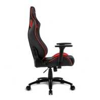 купить Игровое кресло Sharkoon Elbrus 2 Black/Red <Синтетическая кожа, Газлифт 4, подлокотник 3D> в Алматы фото 2