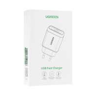 купить Зарядное устройство UGREEN CD122 QC3.0 USB Fast Charger EU (Black), 70273 в Алматы фото 3