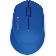 купить Мышь беспроводная Logitech M280 Blue (синяя, оптическая, 1000dpi, 2.4 GHz/USB-ресивер, под правую руку) в Алматы фото 1