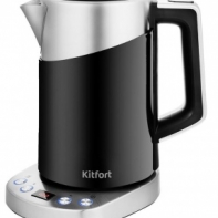 купить Электрический чайник Kitfort KT-660-2 чёрный в Алматы фото 1
