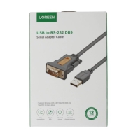 купить Кабель UGREEN USB to DB9 RS-232 Adapter Cable 3m. 20223 в Алматы фото 2