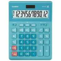 купить Калькулятор настольный CASIO GR-12C-LB-W-EP бирюза в Алматы фото 2